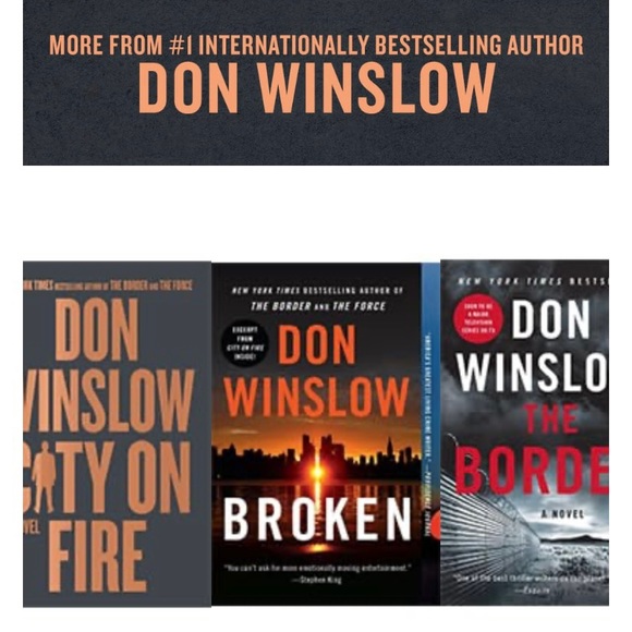 SOLD 💜 City on Fire by Don Winslow ARC - Picture 6 of 6